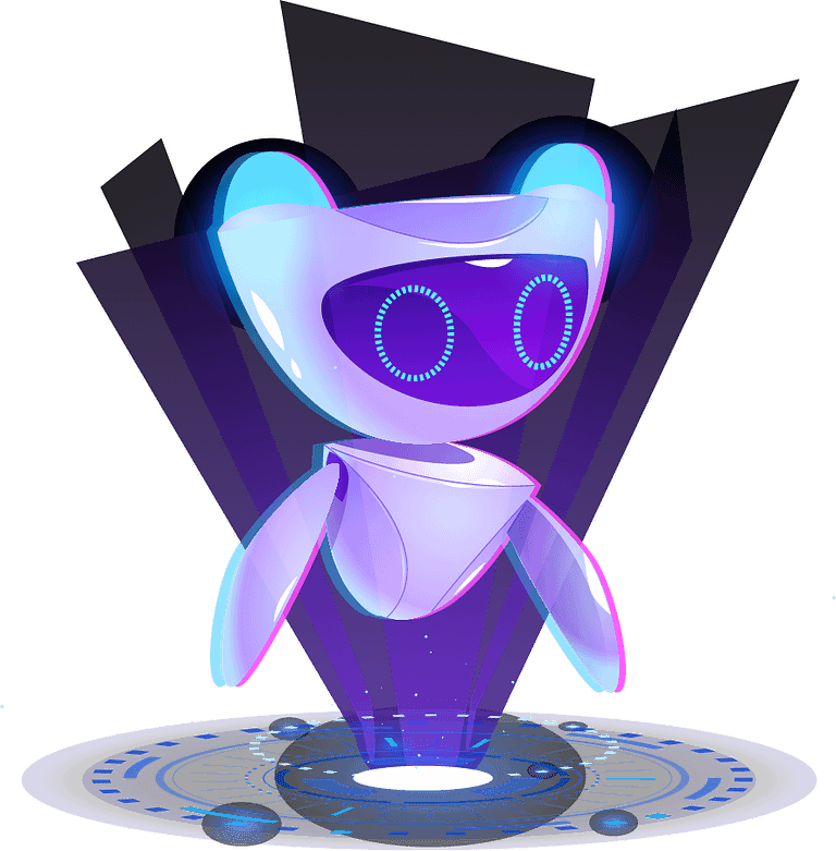 Futuristic AI Robot